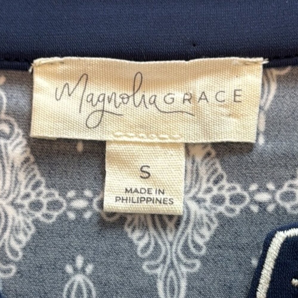 Magnolia Grace Embroidered Trim Knit Dress (S) - Picture 8 of 8